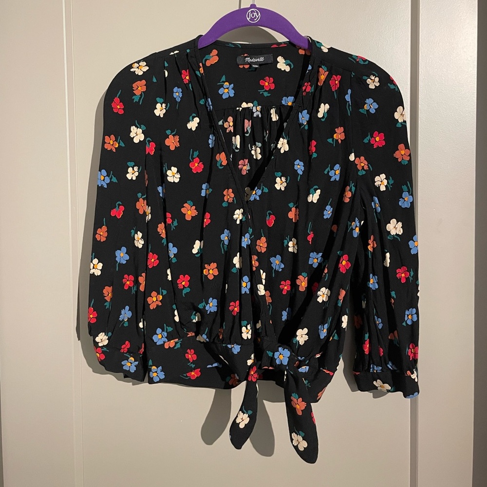 Madewell Floral Blouse